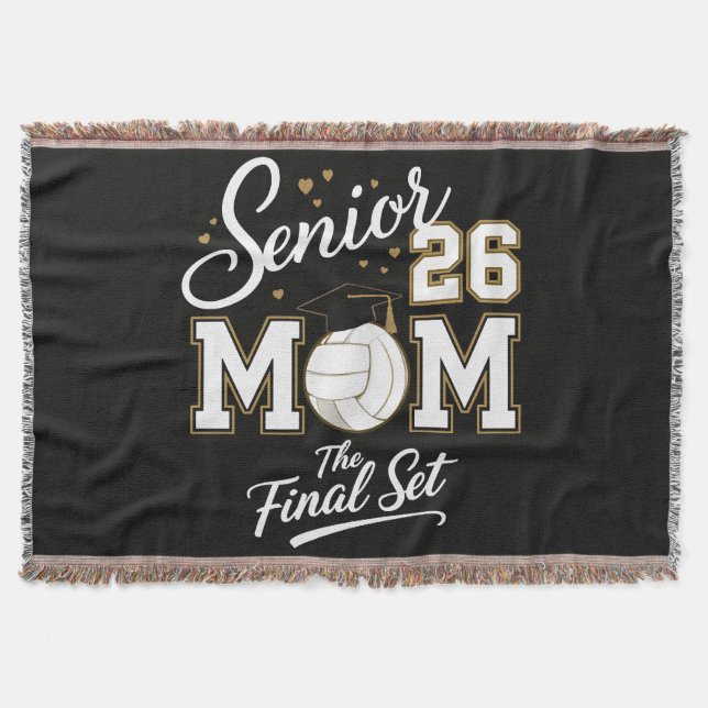 Senior mamma klass 2026 volleyboll filt (Framsidan)