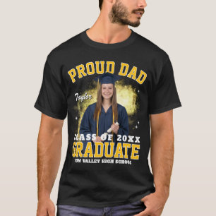 Senior Mamma Pappa Anpassad Foto Bootleg Rap Exame T Shirt