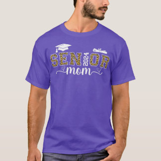 Senior Mamma Studenten 2024 Leopard Proud Mamma Gr T Shirt