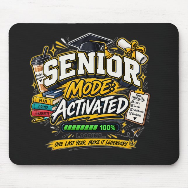 Senior Mode Aktiverat Klass 2027  Musmatta (Framsidan)