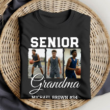 Senior Mormor Basketboll Foto Collage Anpassad