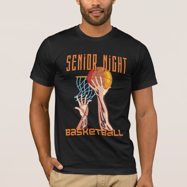Senior nattbasketbollgåva t shirt (Framsida)