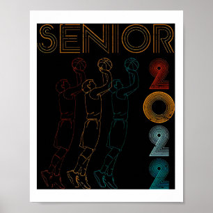 Senior Night Basketball Studenten Senior Poster