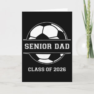 Senior Pappa Fotbollsklubb 2026 Examen Avgångselev Kort