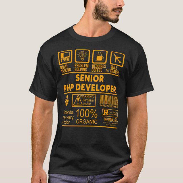 SENIOR PHP DEVELOPER - NICE DESIGN 2017 Essential  T Shirt (Framsida)