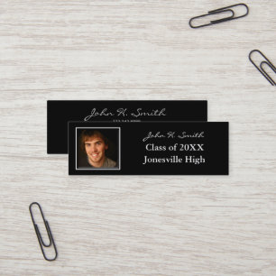Senior Profile Card med dina foton Mini Visitkort