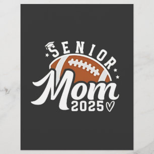 Senior Proud Mamma 2025 Fantasy Football Student Reklamblad