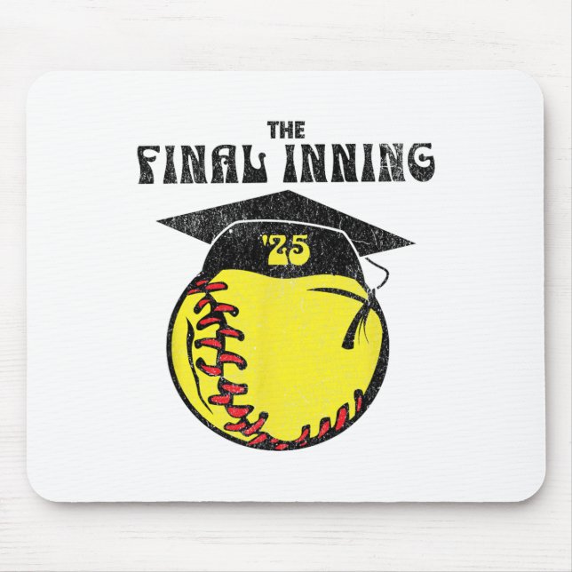 Senior Softll 2025 The Final Inning Distressed Gra Musmatta (Framsidan)