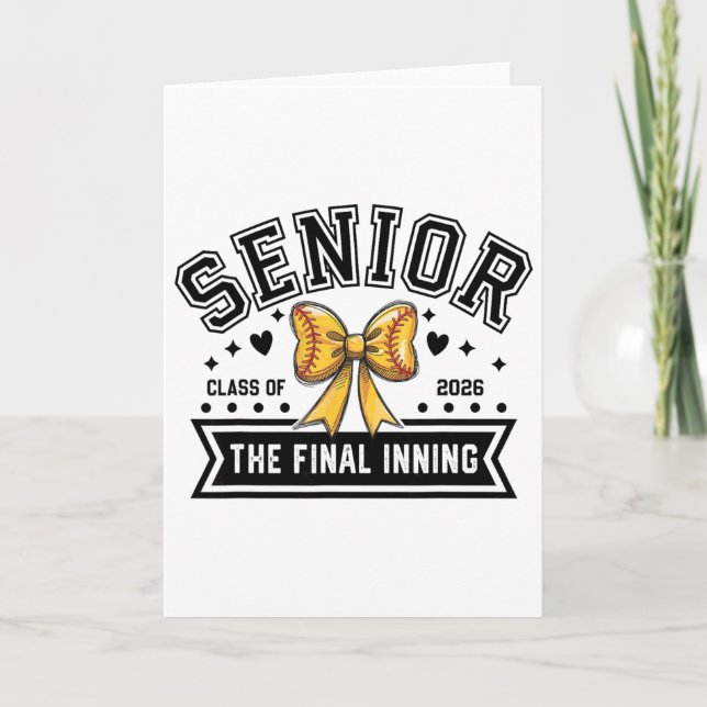 Senior Softll Cl 2026 Crew Softll Senior Natt  Kort (Framsida)