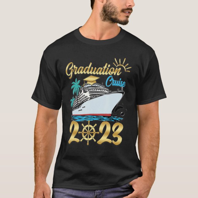 Senior Studenten Resa Cruise 2023 Aw Frakt Party C T Shirt (Framsida)