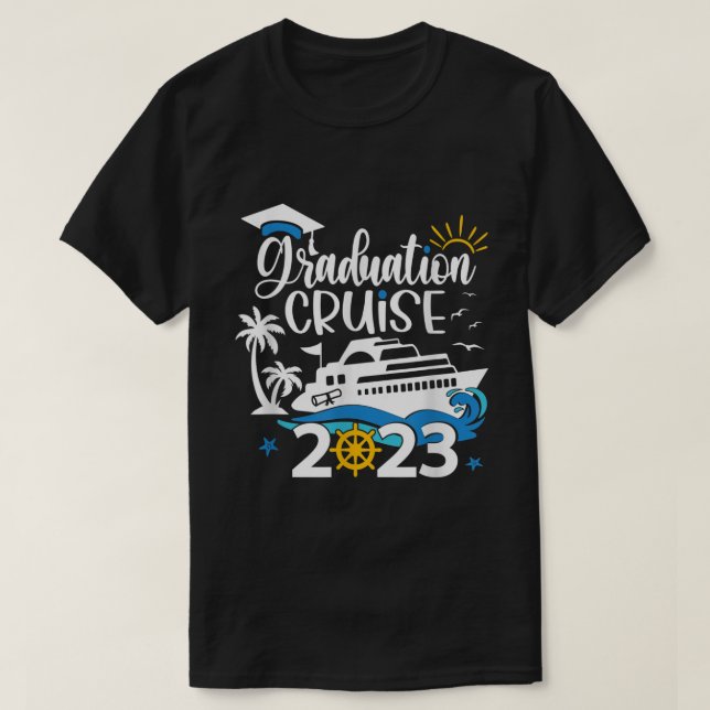 Senior Studenten Resa Cruise T Shirt (Design framsida)
