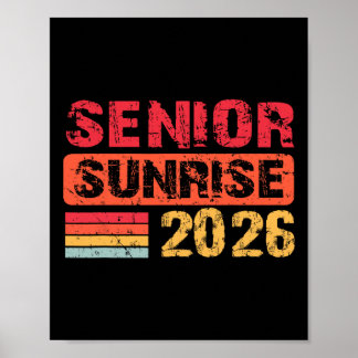 Senior Sunrise 2026 Cl Of 2026 Studentexamen T Poster
