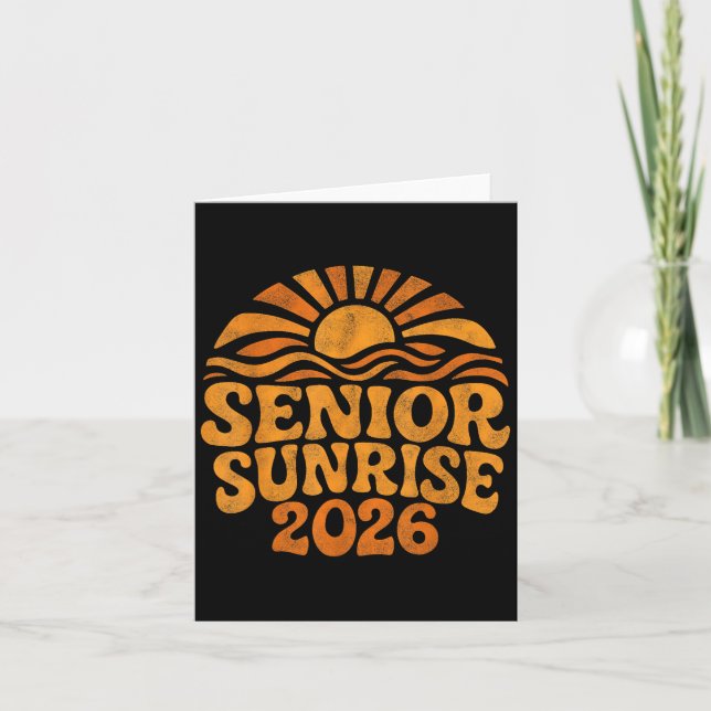 Senior Sunrise 2026: Cl Studenten:s högre chefer Kort (Framsida)