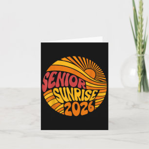 Senior Sunrise 2026 High School 12:e tolfte Klass Kort