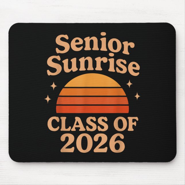 Senior Sunrise 2026 High School 12:e tolfte Klass Musmatta (Framsidan)