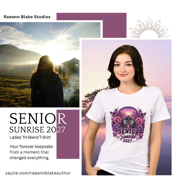 Senior Sunrise 2027 Dam-Tri-Blend Tröja (Skapare uppladdad)
