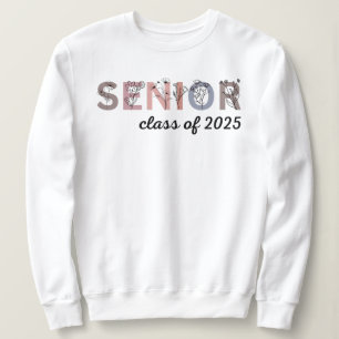 Senior Sweatshirt, klass 2025 Sweatshirt , T Shirt