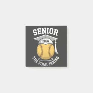 Senior The Final Inning 2026 Softball Studenten Post-it Block