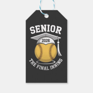 Senior The Final Inning 2026 Softball Studenten Presentetikett