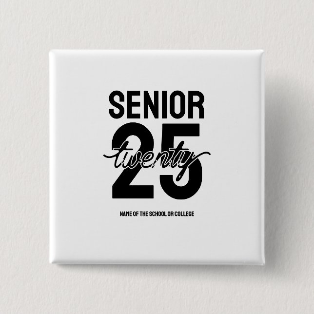 Senior tjugo 25 Examenpresent Knapp (Framsida)