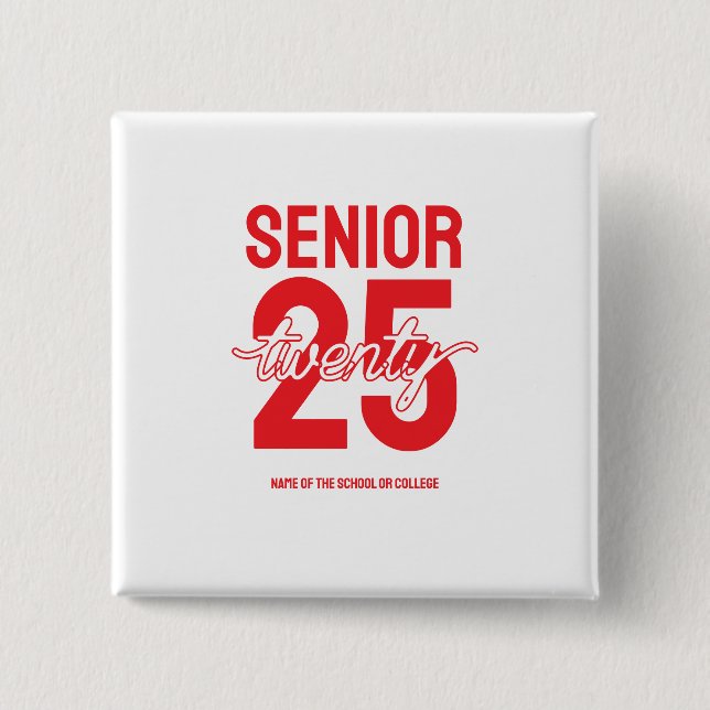 Senior tjugo 25 Examenpresent Knapp (Framsida)