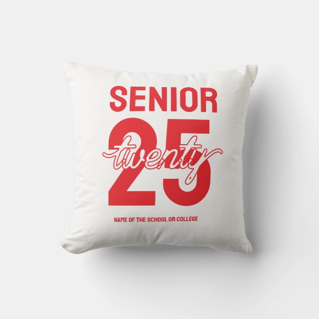 Senior tjugo 25 Examenpresent Kudde (Framsida)