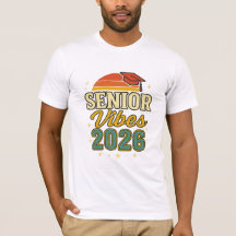Senior Vibes 2026 – Design för examens-T-shirt