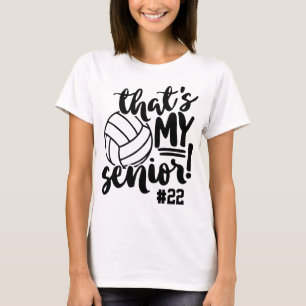 Senior Volleyball Mamma Jersey Number & Player Nam T Shirt