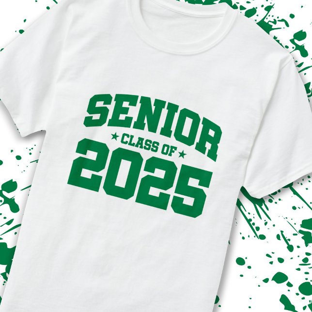 Senior Year 2025 School Studenten - Class of 2025 T Shirt (Count down to graduation with our classic, commemorative Senior Class of 2025 t-shirt! -Teemixer)