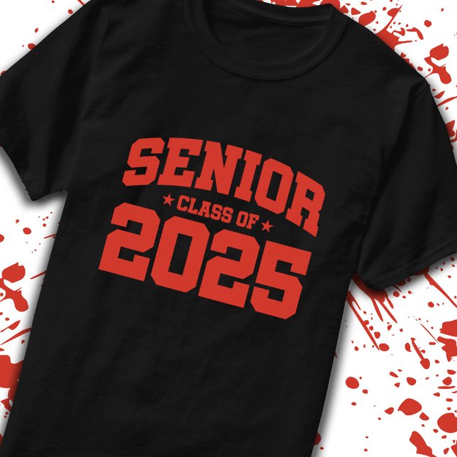 Senior Year 2025 School Studenten - Class of 2025 T Shirt (Count down to graduation with our classic, commemorative Senior Class of 2025 t-shirt! -Teemixer)
