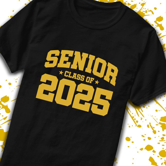 Senior Year 2025 School Studenten - Class of 2025 T Shirt (Count down to graduation with our classic, commemorative Senior Class of 2025 t-shirt! -Teemixer)