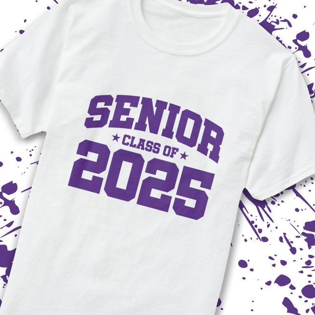Senior Year 2025 School Studenten - Class of 2025 T Shirt (Count down to graduation with our classic, commemorative Senior Class of 2025 t-shirt! -Teemixer)