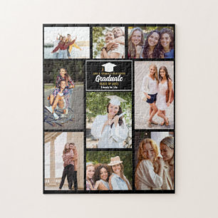 Senior Year Friends Photo Collage 2023 Graduation Pussel