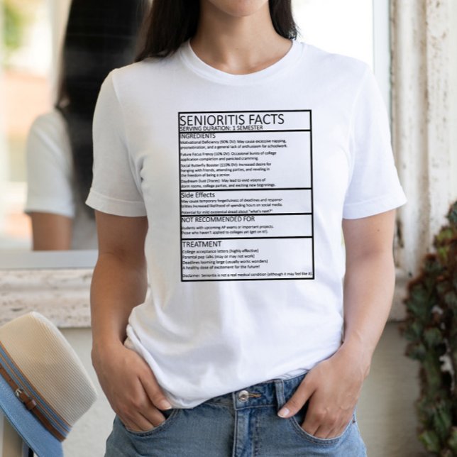 Seniorfacts/Examen T Shirt (Skapare uppladdad)