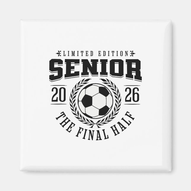 Seniorfotboll 2026 Den sista halvan  Magnet (Framsidan)