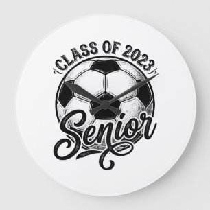 Seniorfotbollsklass 2023 Vintage-examensskjorta Stor Klocka