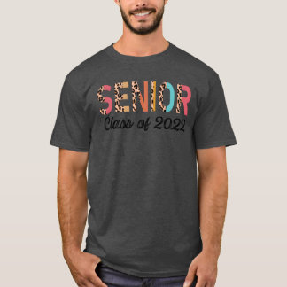 Seniorklass 2022 Leopard Seniors T Shirt