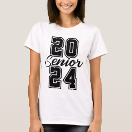 Seniorklass 2024 College Senior High School T Shirt