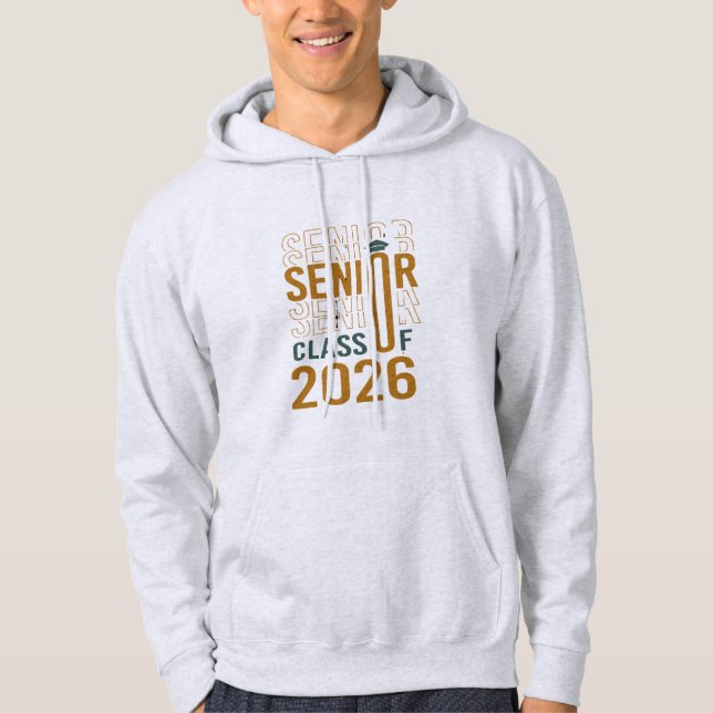 Seniorklass 2026 hoodie (Framsida)