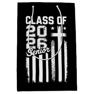 Seniorklass 2026 Kristus Jesus Amerikansk flagga