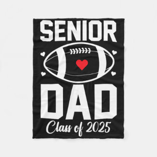 Seniorpappa 2025 Fotbollspappa Cl Av 2025 års exam Fleecefilt