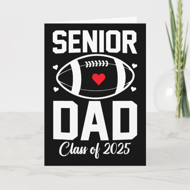 Seniorpappa 2025 Fotbollspappa Cl Av 2025 års exam Kort (Framsida)