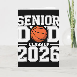 Seniorpappa Cl Av 2026 Söt Basketpappa Examen 2026 Kort