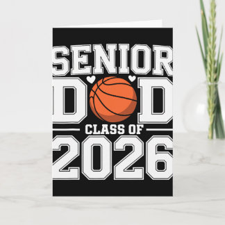 Seniorpappa Cl Av 2026 Söt Basketpappa Examen 2026 Kort