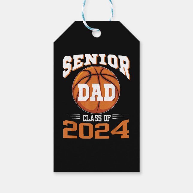 Seniorpappa klass 2024 presentetikett (Framsidan)