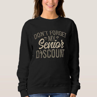 Seniorrabatt Gamla Människor Pensionering Mormor F T Shirt