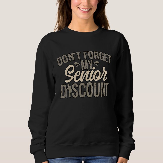 Seniorrabatt Gamla Människor Pensionering Mormor F T Shirt (Framsida)