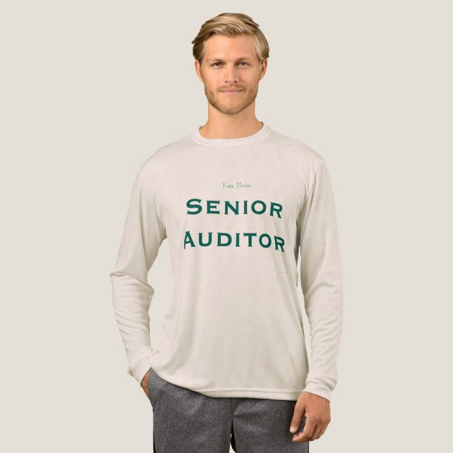 "Seniorrevisor" T Shirt (Hel framsida)