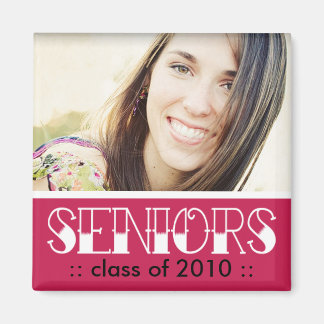 SENIORS Anpassningsbar Studenten Keepsaké Magnet (