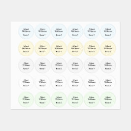 Seniors boendevårdshemmkläder namn etiketter